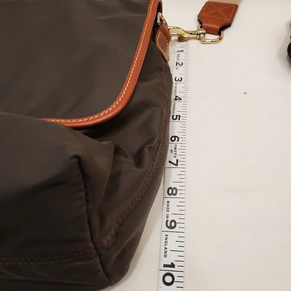 Dooney & Bourke  Brown Toronto Messenger bag. NWT - Picture 3 of 16